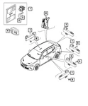 Genuine Mopar Integrated Key Fob Transmitter 7qv80lxhpa. Fixed Price $324.09.