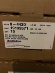 Acdelco 8-4420 20" All Season Metal Wiper Blades 19192671 Case Of 10 Brand New. Fixed Price $62.84.