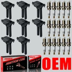 Brand 8x Oem Ignition Coil & Iridium Spark Plug For Dodge Ram Jeep 5.7l V8 Uf504. Fixed Price $88.72.