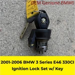 2001-2006 Bmw 3 Series E46 330ci Oem Ignition Lock Set W/ Key. Fixed Price $74.97.