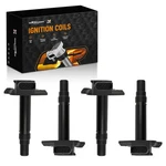 4pcs Ignition Coil Kit For Vw Audi A6 1.8l 4.2l 1999-2004 06b905115e Enhanced. Fixed Price $38.73.