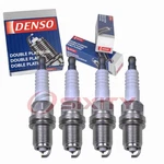 4 Pc Denso Platinum Long Life Spark Plugs For 1995-2001 Kia Sephia 1.6l 1.8l Sx. Fixed Price $46.33.