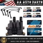 Ignition Coil + Wire Set 4 Autolite Spark Plug For Ford Ranger Mazda B2300. Fixed Price $58.04.