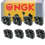 8 Pcs Ngk Ignition Coil For 2008 Mercedes-benz C63 Amg 6.3l V8 - Spark Plug Rx. Fixed Price $416.81.