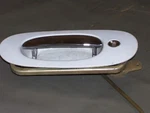 Original 1998 Jaguar Xj8 Front Left Exterior White Door Handle Lock Plated Rod. Fixed Price $54.50.