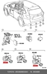Retainer, Ultrasonic Sensor, Rear Corner, 8934848020a1 For Toyota 89348-48020-a1. Fixed Price $17.97.