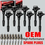 8x Brand Oem Ignition Coil & Iridium Spark Plugs For Ford F-150 5.0l Uf835 Uf869. Fixed Price $84.64.