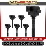 6pcs Ignition Coil For Acura Tl 1996-1998 Nsx 1995-2005 Rl 96-04 3.0l 3.2l 3.5l. Fixed Price $124.88.