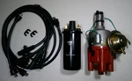 034 Vacuum Advance Distributor, 12v Coil, Ignition Wires Set Volkswagen. Fixed Price $103.87.