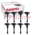 8 Pc Hitachi Ignition Coils For 2014 Infiniti Qx70 5.0l V8 Spark Plug Wire Eb. Fixed Price $435.36.