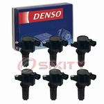 6 Pc Denso Direct Ignition Coils For 2000-2002 Jaguar S-type Spark Wire Boot Se. Fixed Price $356.67.