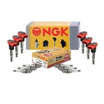 Ngk 6 Cop Ignition Coils & Standard Spark Plugs Kit For Audi A4 A6 Quattro 3.0. Fixed Price $206.95.