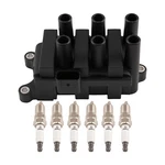 Ignition Coils & 6 Spark Plugs For Ford Taurus Mercury 3.0l Ohv 2001-2006 Dg485. Fixed Price $45.04.