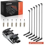 A-premium 1x Ignition Coil & 6x Iridium Spark Plugs Wires For Audi A4 Vw. Fixed Price $119.49.