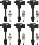 6pack Ignition Coils + Spark Plugs For Nissan Maxima I30 3.0l V6 Uf232. Fixed Price $76.99.