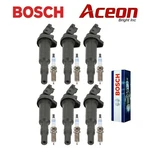 Set Of 6 Ignition Coils And Bosch Spark Plugs For Bmw E88 E82 F10 F07 F01 F02. Fixed Price $189.73.