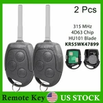 2 For 2011 2012 2013 2014 2015 2016 Ford Fiesta Remote Key Fob 3b Kr55wk47899. Fixed Price $19.89.