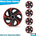 17in Black Matte Red Lacquer Wheel Covers Hub Caps For R17 Auto Tire & Steel. Fixed Price $60.99.