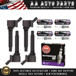 Ignition Coil & Ngk Ruthenium Spark Plug For Volkswagen Jetta Audi A4 Q5 Uf765. Fixed Price $134.47.