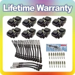 For Benz 16 Spark Plug Wire 8 Ignition Coil Bosch Double Platinum. Fixed Price $219.79.