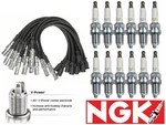 12 Mk Spark Plug Wire + Ngk Plugs For Mercedes-benz C E-class Ml Slk. Fixed Price $87.35.