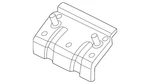 Genuine Volkswagen Rear Body Panel Center Bracket 57n-813-323. Fixed Price $13.68.
