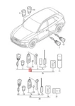 Genuine Audi Q5 1 Set Lock Cylinders Outer/inner Rail Profile 80a898374acaif. Fixed Price $860.71.