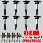 8x Oem Ignition Coil & Iridium Spark Plugs For Jaguar Land Rover 4.2l 4.4l Uf519. Fixed Price $69.34.