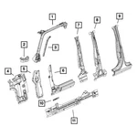 For Jeep Gladiator 2021-2025 Mopar 68503630aa Roll Bar. Fixed Price $437.48.