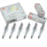 6 Pcs Ngk Laser Platinum Spark Plugs For 1999-2000 Nissan Frontier 3.3l V6 - Rp. Fixed Price $53.86.