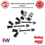 Msd Ls2 Efi To 6012 W/ 58 Tooth Harness For 05-08 Chevrolet, Cadillac, Pontiac. Fixed Price $82.36.