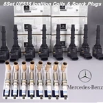 8 Set Uf535 Ignition Coils & Spark Plugs For Mercedes C250 Gl450 Ml350 19005267. Fixed Price $128.99.