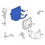 Genuine Ford Engine Control Module (ecm) Bracket Lx6z12a659g. Fixed Price $56.71.