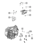 Genuine Mopar Engine Mount 68172349ac. Fixed Price $211.93.