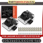 2x Ignition Coil + 12x Iridium & Platinum Spark Plug Kit For Jaguar Xj12 Xjrs. Fixed Price $65.99.