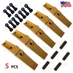 5sets Bobcat Bucket Teeth 6737322y Bolt-on Flat-mount Pins For Skid Steer Loader. Fixed Price $130.00.