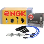 Ngk Wire & 4 V-power Spark Plugs Kit For Honda Cr-v Lx Ex Se 2.0 L4 B20z2 99-01. Fixed Price $86.95.