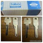 Lincoln Continental 1965 Oem Logo Key Blank Set Nos, Fits All 1957-1965. Fixed Price $95.00.