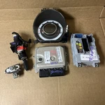 2014 Fiat 500 Abarth Speedometer Ecm Bcm Ignition Driver Door Lock Key Set Oem. Fixed Price $499.99.