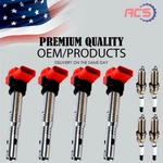 4x Oem Ignition Coil & 4 Iridium Spark Plug For Audi A3 A4 A5 Q5 Vw Cc Eos Uf529. Fixed Price $45.88.