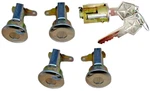For 1972-1989 Dodge Van Ignition + 4 Doors Lock Set W/2 Logo Keys Lc1440 Dl1502. Fixed Price $133.14.