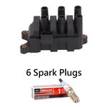 Ignition Coil & 6 Motorcraft Spark Plug Fit 2001-2008 Ford Ranger 3.0l V6 Fd498. Fixed Price $63.58.