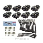 For Benz 16x Bosch Double Platinum Spark Plug, Plug Wire & 8 Ignition Coil. Fixed Price $219.76.