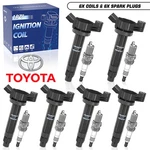 6pcs Ignition Coil Spark Plug For Denso 90919-02246 Fits Toyota Lexus 3.3l V6. Fixed Price $79.99.