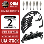 Ignition Coil & Spark Plugs Wireset For Hyundai Santa Fe Tiburon V6 2.7l 01-08. Fixed Price $83.64.