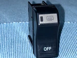 86-92 Toyota Supra Rear Window Defogger Defroster Switch 84790-87001 Japan Oem. Fixed Price $49.95.