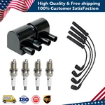 Ignition Coil+spark Plug+wires Set For Pontiac Suzuki Chevy Daewoo 1.6l 2l Uf503. Fixed Price $59.14.