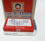 Nos Delco Remy D106ps Contact Set 1958-67 Corvette Camaro Chevelle Nova. Fixed Price $36.00.