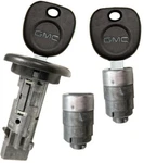 New Gmc Gm Oem Ignition/doors Lock Key Cylinder Set With Logo Keys To Match. Fixed Price $144.95.