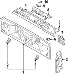 Genuine Volkswagen Filler Plate 1t3-813-362. Fixed Price $133.76.